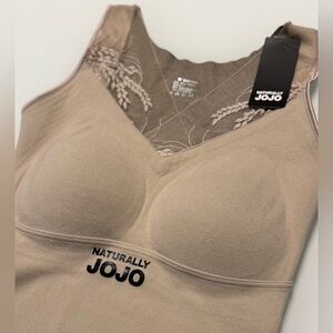 Naturally Jojo Nude Lace Top Bra Top Shapewear NWT